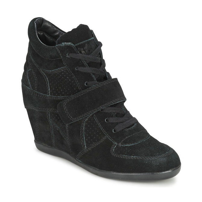 Ash BOWIE noir, Chaussures Basket montante Femme