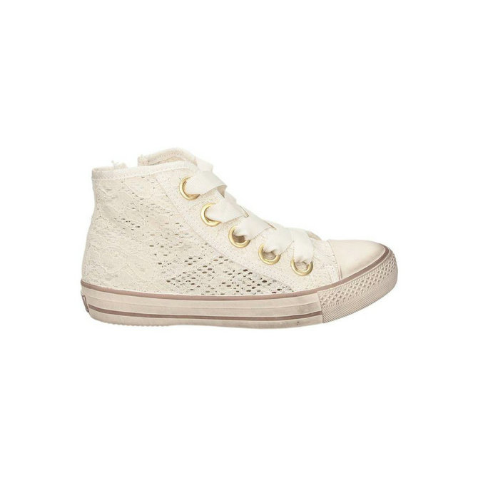 Ash FLOWER LACE blanc, Chaussures Richelieu Femme