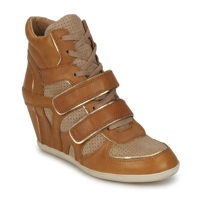 Ash BIXI Camel, Chaussures Basket montante Femme