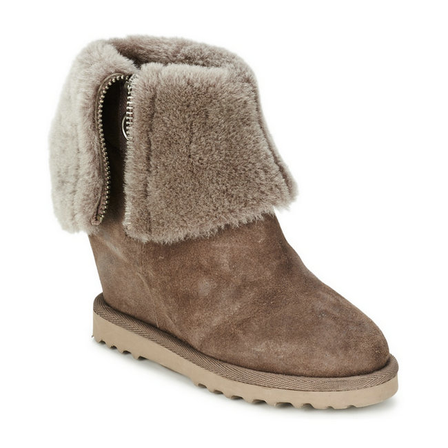 Ash YORKI Taupe, Chaussures Bottines Femme