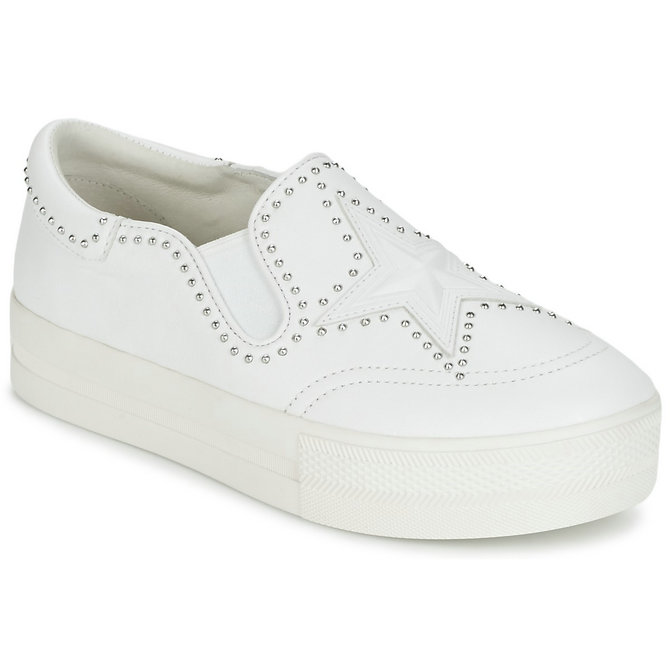 Ash JAGGER Blanc, Chaussures Slips on Femme