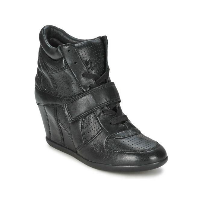 Ash BOWIE noir, Chaussures Basket montante Femme