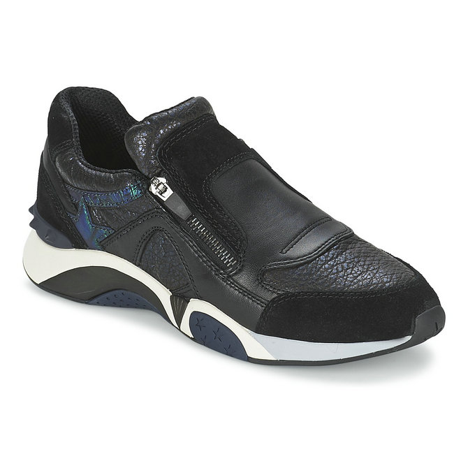 Ash HOP Noir / Bleu, Chaussures Basket basses Femme