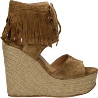 Acheter Chaussures ASH Belinda Beige Espadrilles Femme à Prix Réduit