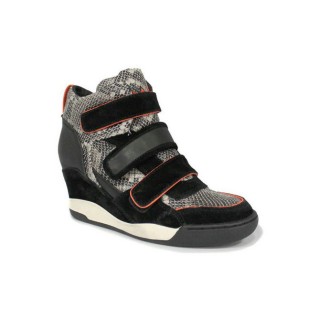 Chaussures ASH Alex - Sportif Coin 3 Scratch Serpent Basket Montante Femme Soldes Cannes