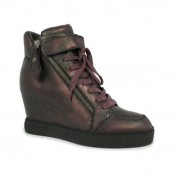 Chaussures ASH Body - Sportif Coin Fermeture Éclair Metalizada Basket Montante Femme Pas Cher Nice