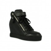 Chaussures ASH Body - Sportif Coin Fermeture Éclair Noir Basket Montante Femme Commerce De Gros En ligne