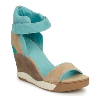 Chaussures ASH Eloise Marron / Bleu Sandale Femme Remise Paris en ligne