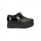 Chaussures ASH Katia Bis Nappa Wax Noir Derbies Femme Remise Paris en ligne