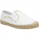 Chaussures ASH Zest Cuir Femme Blanc Blanc Espadrilles Femme Pas Cher Réduction De 55%