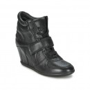 La Nouvelle Chaussures ASH Bowie Noir Basket Montante Femme Shop France