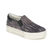 La Nouvelle Collection Chaussures ASH Jam Serpent / Gris Slips On Femme Pas Cher