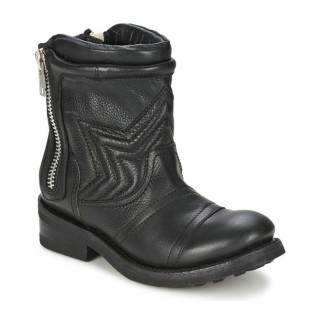 Meilleure Qualité Chaussures ASH Texas Noir Boots Femme Pas Cher Marseille