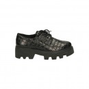 Mode Chaussures ASH Shadow Congo Nappa W Noir Derbies Femme la Vente à Bas Prix