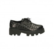 Mode Chaussures ASH Shadow Congo Nappa W Noir Derbies Femme la Vente à Bas Prix