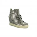 Nouveau Chaussures ASH Billie - Sportif Billie Plomo Basket Montante Femme Vendre Provence