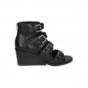 Nouvelle Chaussures ASH Saga Noir Richelieu Femme Réduction Prix