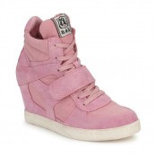 Nouvelle Collection Chaussures ASH Cool Rose Basket Montante Femme à Prix Bas