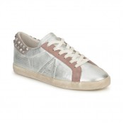 Nouvelle Collection Chaussures ASH Spike Bis Argent / Rose / Blanc Basket Basses Femme à Prix Bas