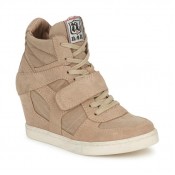 Officiel Chaussures ASH Cool Marron Basket Montante Femme Pas Cher