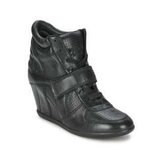 Prix Chaussures ASH Bowie Noir Basket Montante Femme Promotions En Ligne