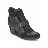 Vente Nouveau Chaussures ASH Bowie Noir Basket Montante Femme Prix Moins Cher