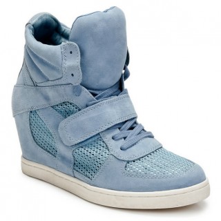 Vente Nouveau Chaussures ASH Cool Bleu Basket Montante Femme France