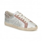 Vente Nouveau Chaussures ASH Spike Bis Argent / Rose / Blanc Basket Basses Femme France